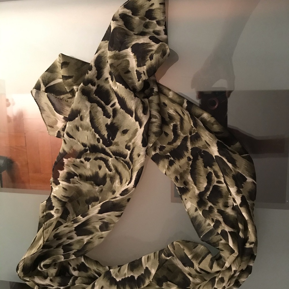 Animal print scarf